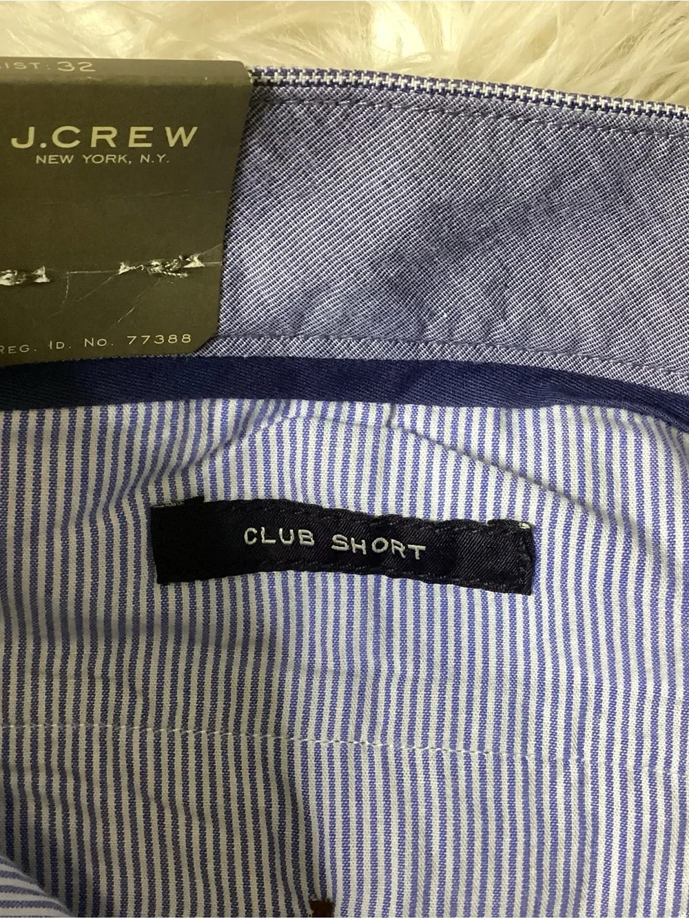 J. Crew NEW Club Short Blue NWT 32